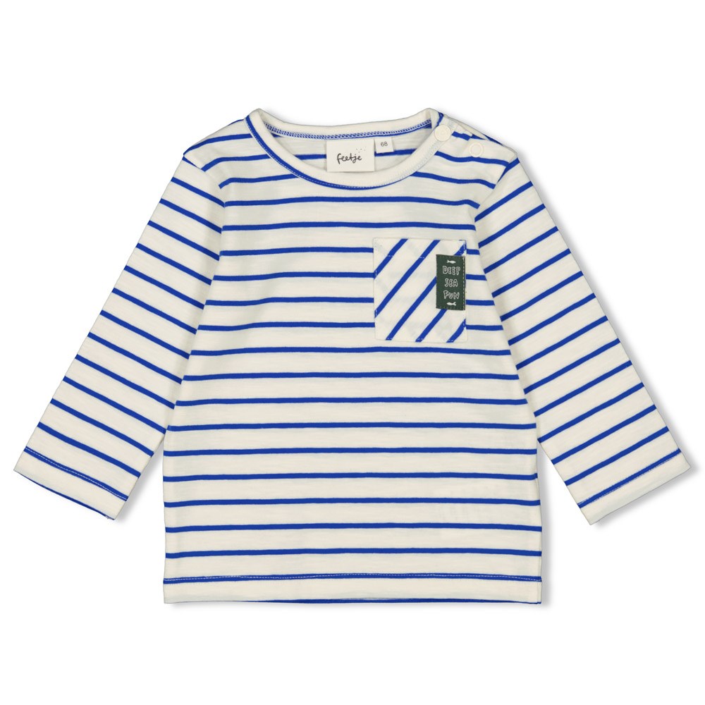 Feetje Baby Boys Longsleeve Ringel Protect Our Reefs 51602331