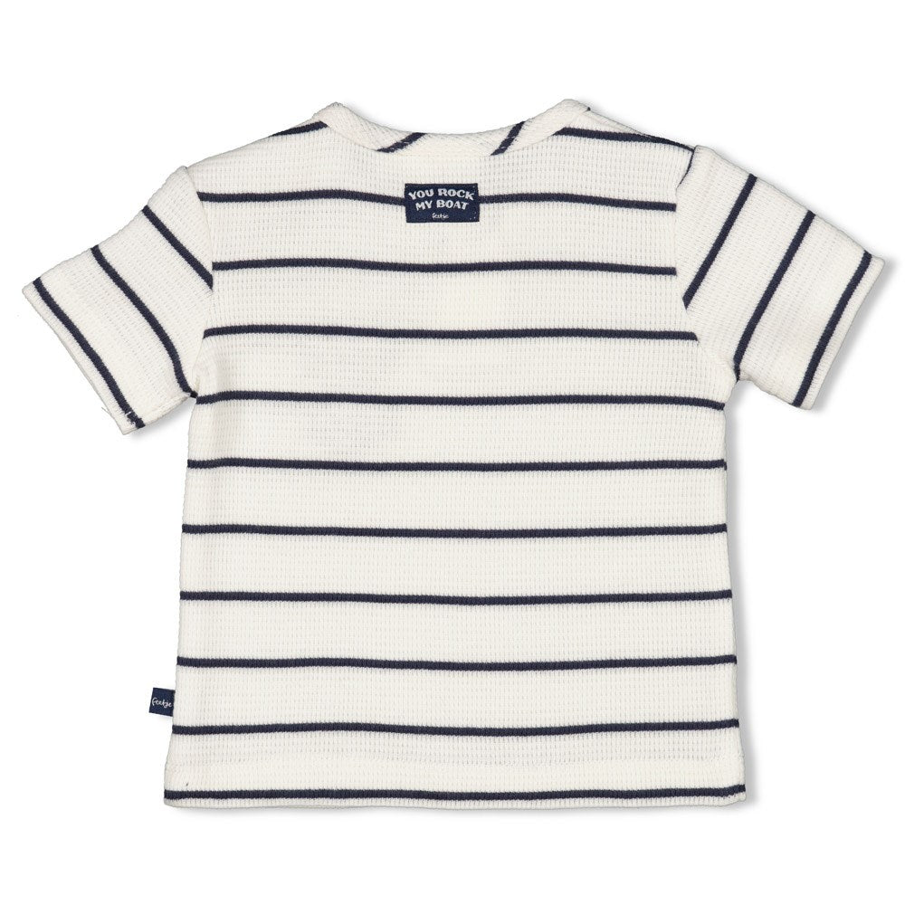 Feetje Baby Boy T-Shirt Ringel Waffelstruktur Rock My Boat 51700924