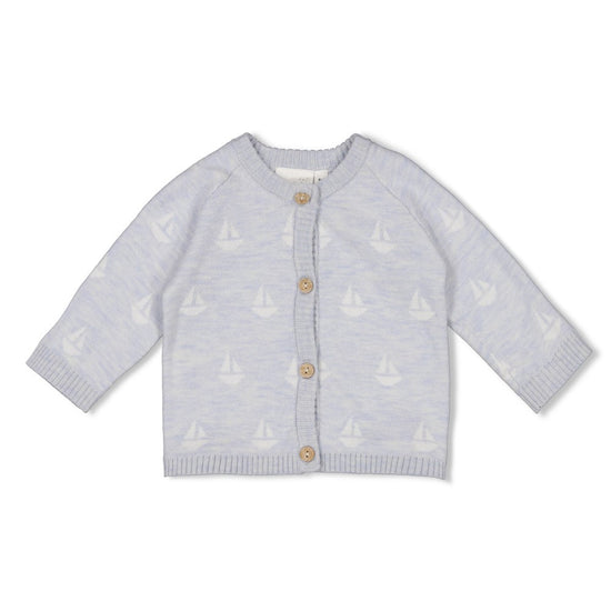 Feetje Baby Junge Strickjacke 51300556 – blau melange