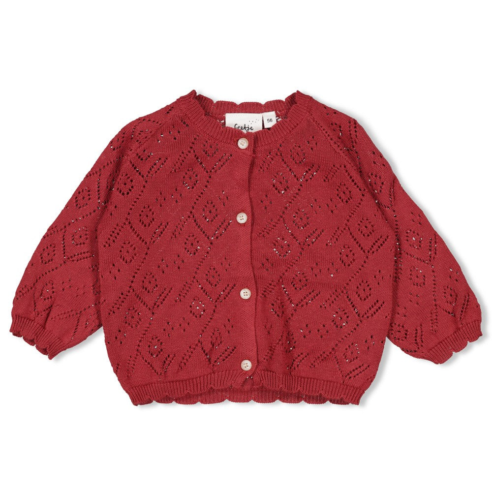 Feetje Baby Mädchen Strickjacke 51300545 – jahannisbeere