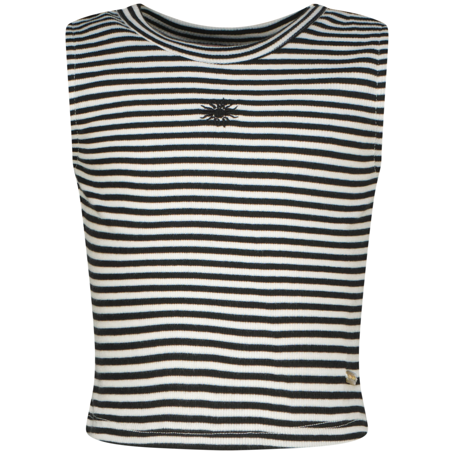 Vingino Mädchen Rib Top Stripe Basic-Crop