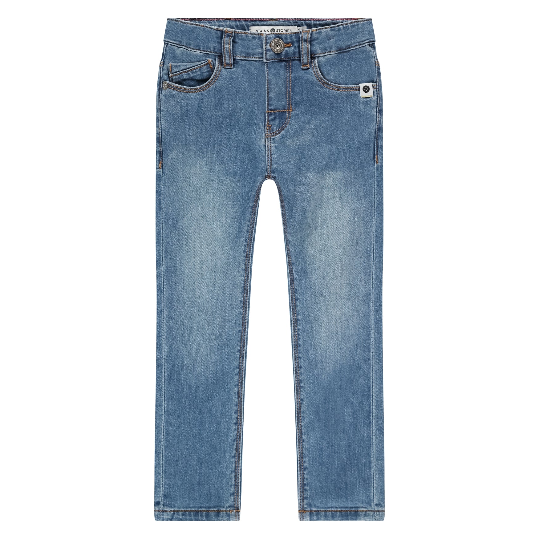 Stains & Stories Mädchen Jeans SSA26108200 – medium blue