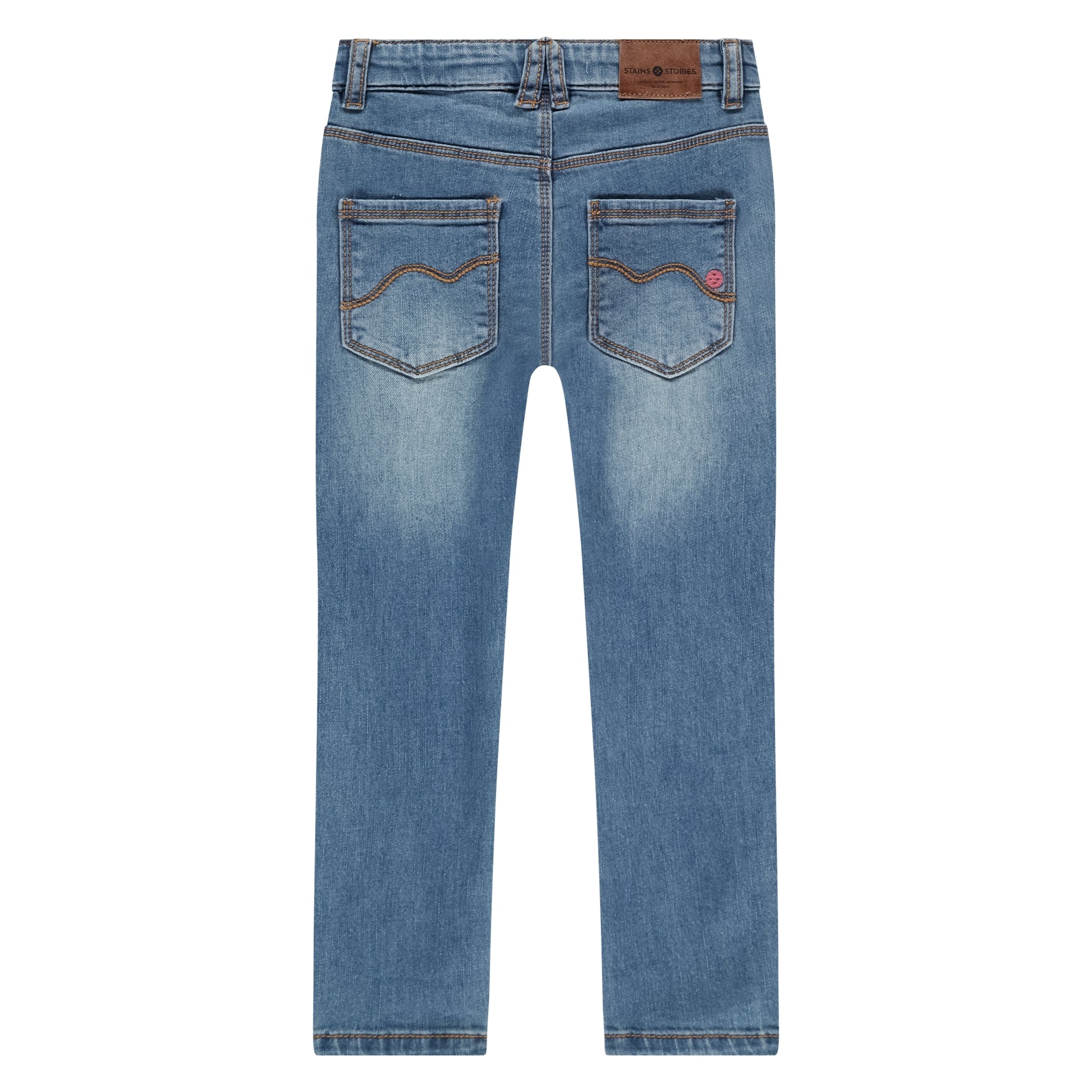 Stains & Stories Mädchen Jeans SSA26108200 – medium blue