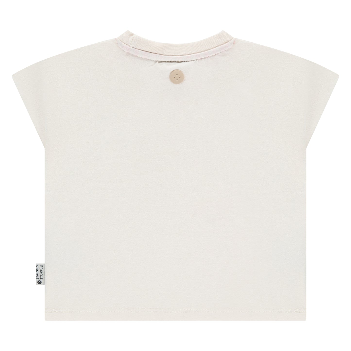 Stains & Stories Mädchen T-Shirt SSA26108610 – ivory