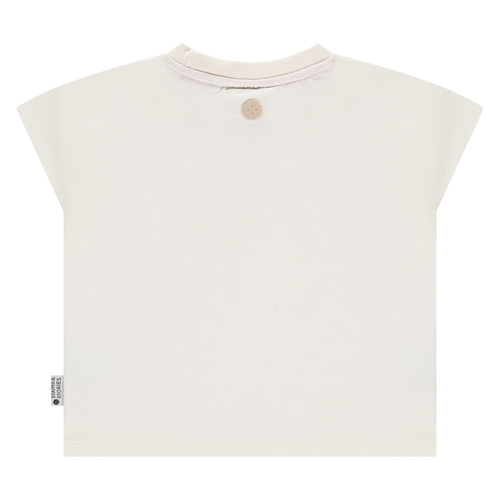 Stains & Stories Mädchen T-Shirt SSA26108610 – ivory