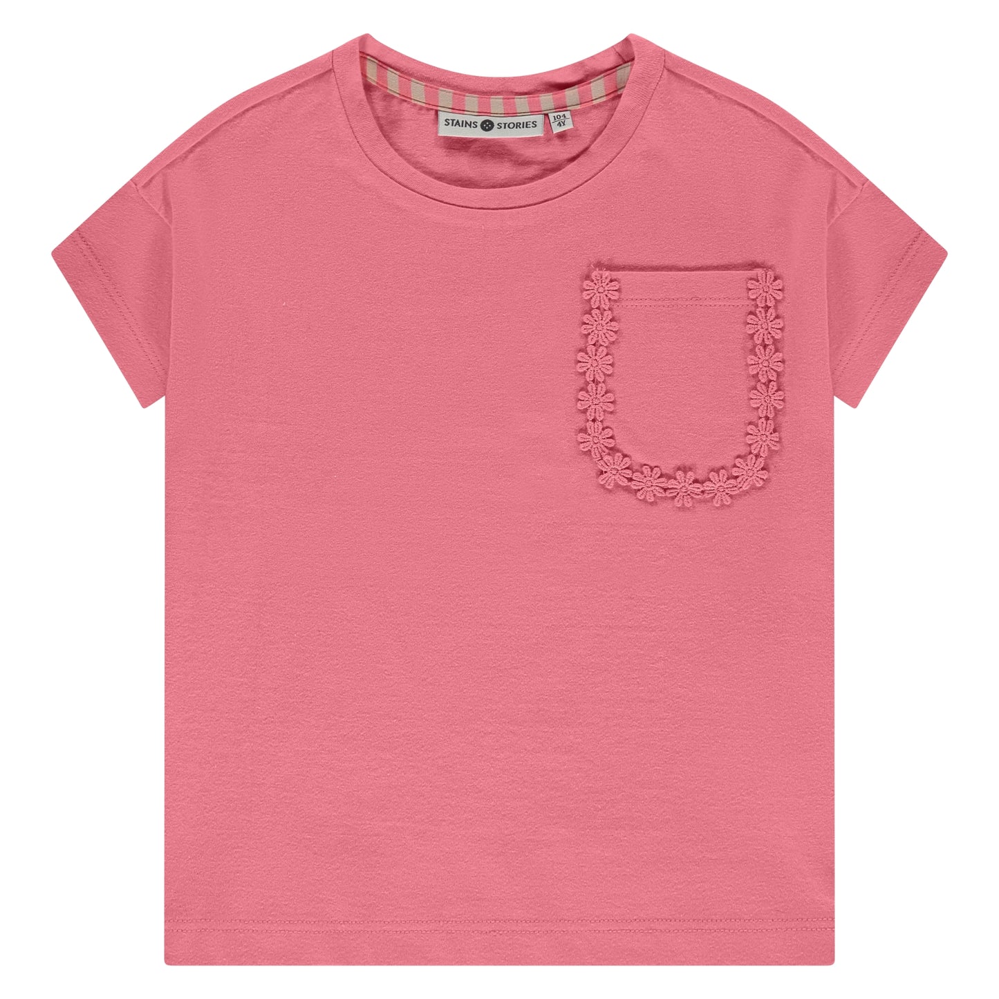 Stains & Stories Mädchen T-Shirt SSA26108614 – pink