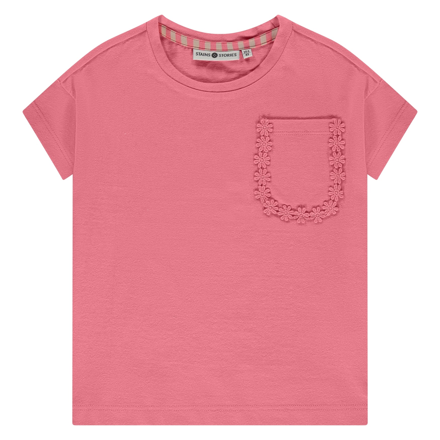 Stains & Stories Mädchen T-Shirt SSA26108614 – pink