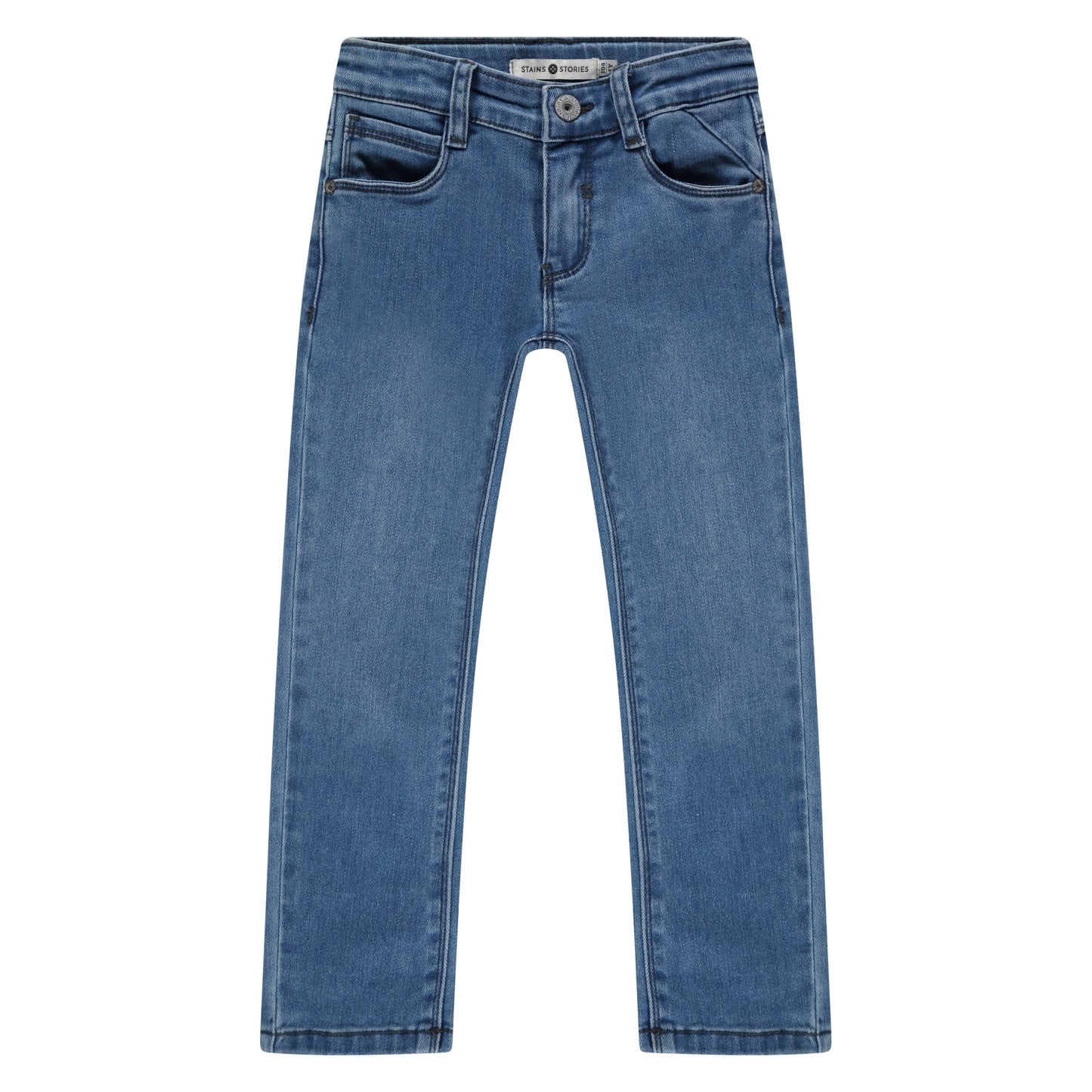 Stains & Stories Jungen Jeans SSA26207223 – medium blue denim