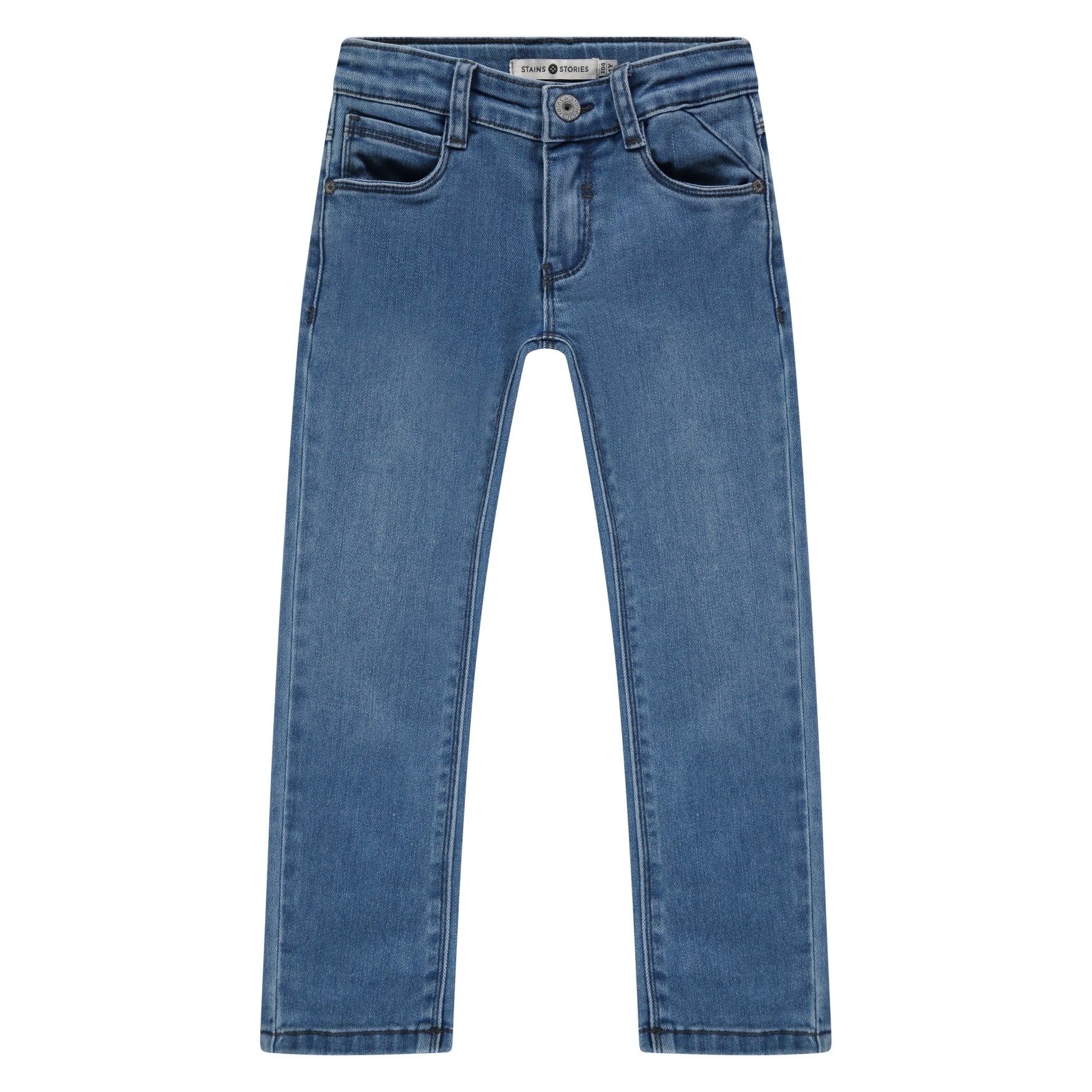 Stains & Stories Jungen Jeans SSA26207223 – medium blue denim