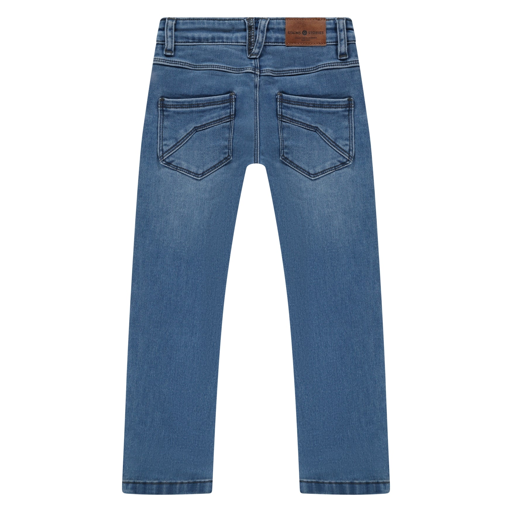 Stains & Stories Jungen Jeans SSA26207223 – medium blue denim