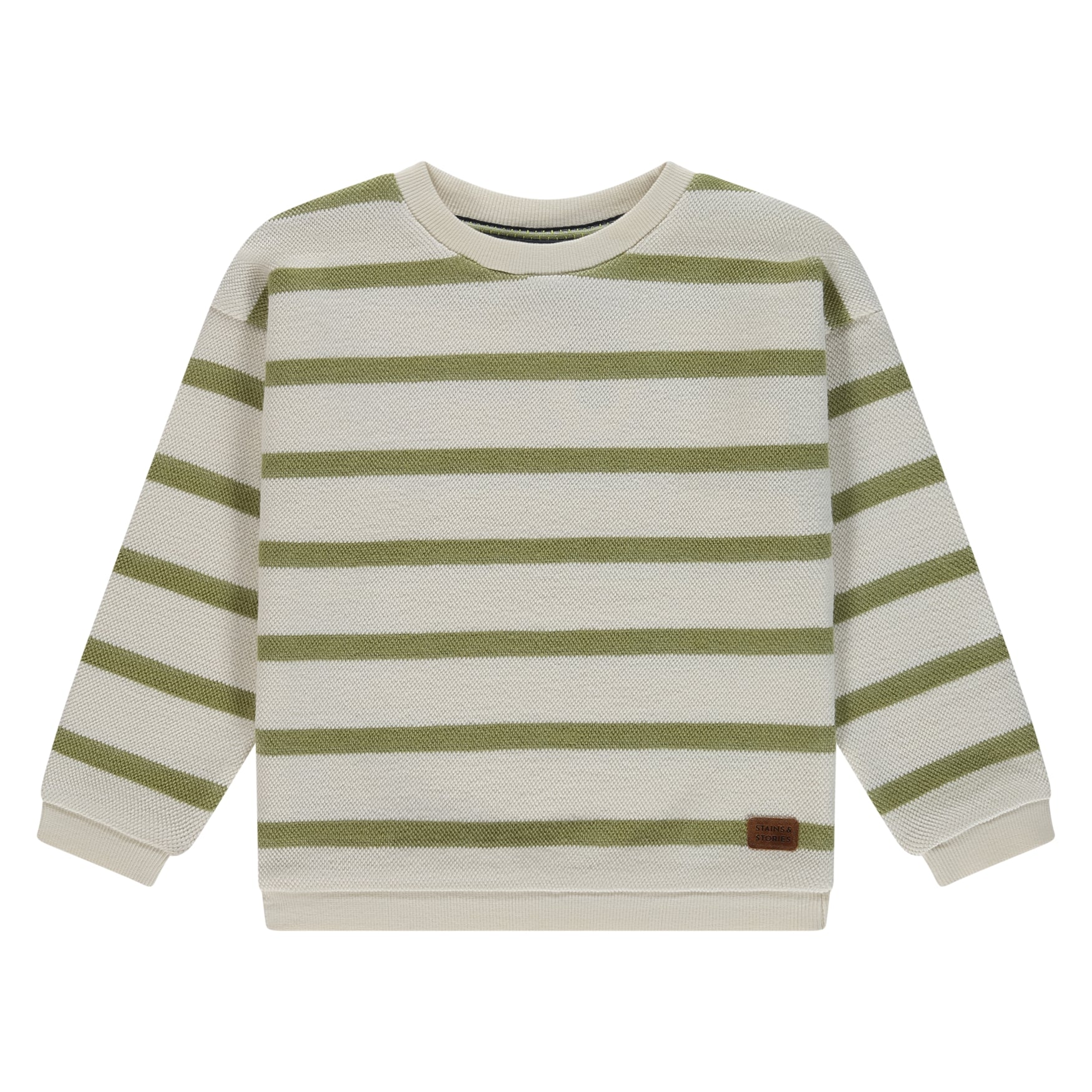 Stains & Stories Jungen Sweater SSA26207435 – grass