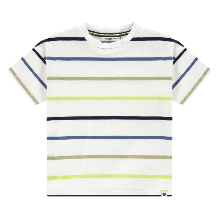 Stains & Stories Jungen T-Shirt SSA26207633 – off-white