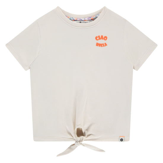 Stains & Stories Mädchen T-Shirt SSA26208622 – ivory