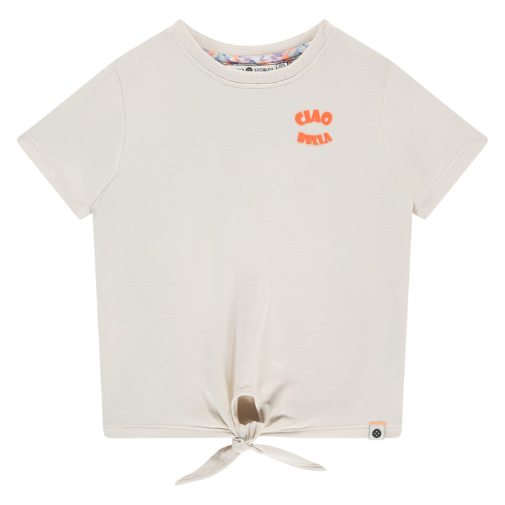 Stains & Stories Mädchen T-Shirt SSA26208622 – ivory