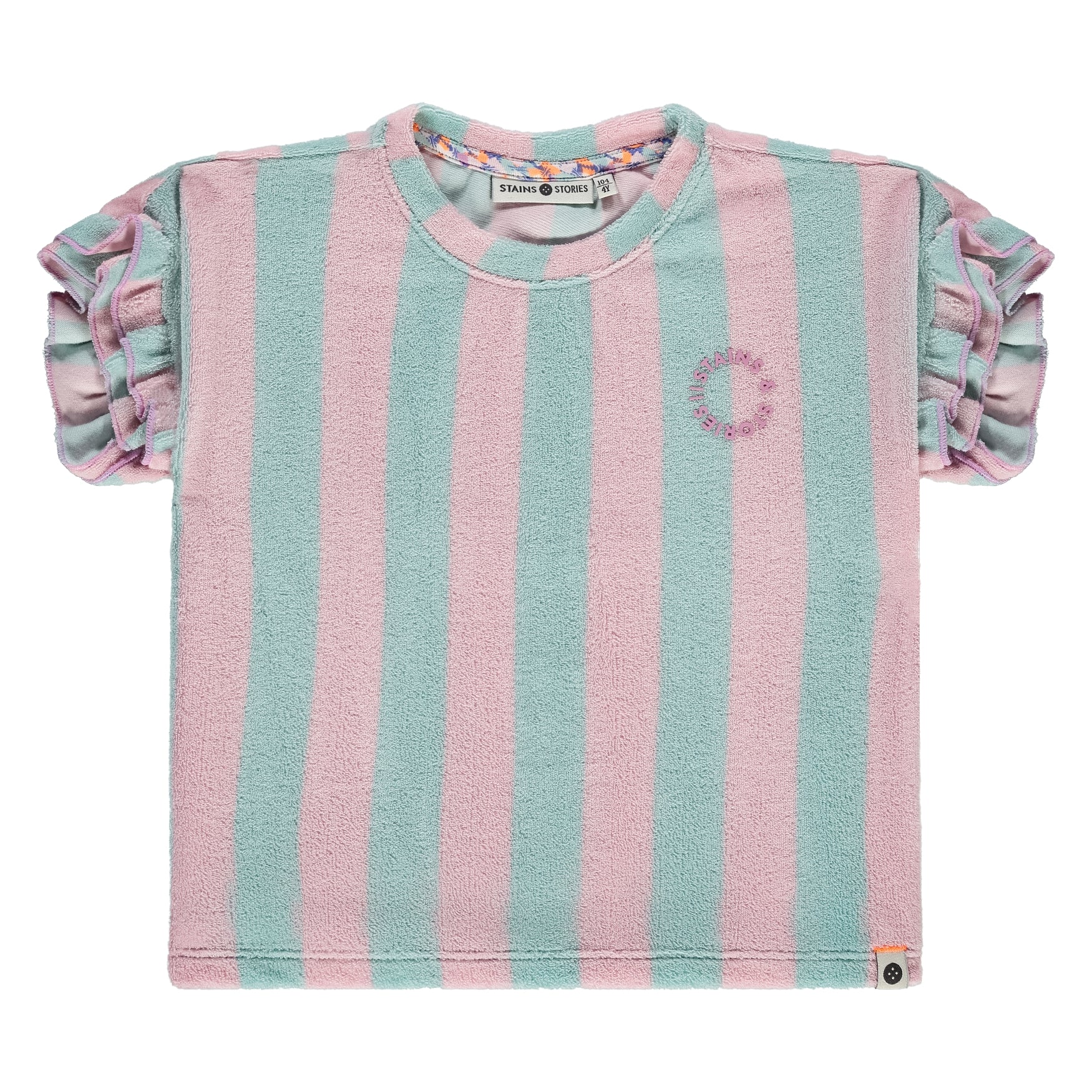 Stains & Stories Mädchen T-Shirt SSA26208624 – mint