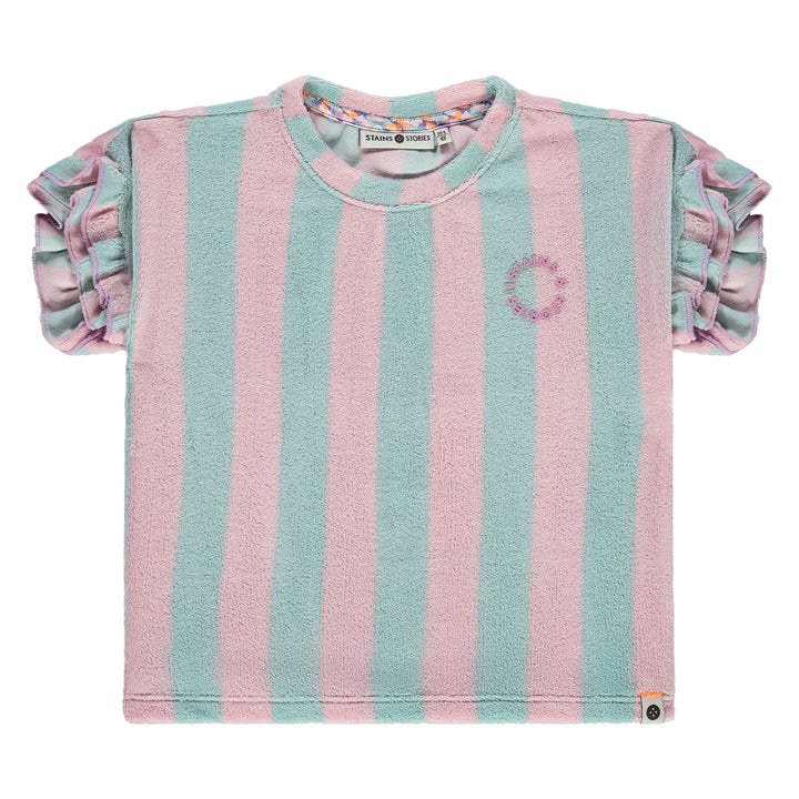 Stains & Stories Mädchen T-Shirt SSA26208624 – mint