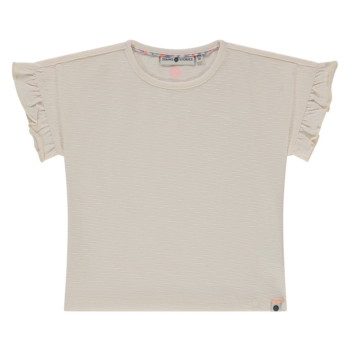 Stains & Stories Mädchen T-Shirt SSA26208628 – ivory