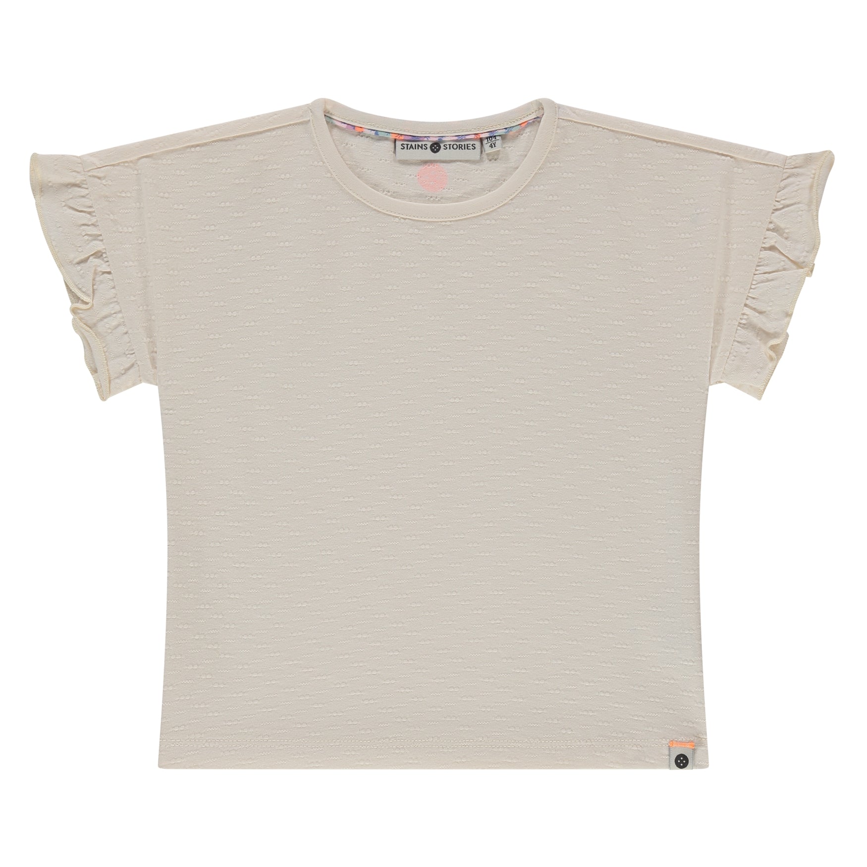 Stains & Stories Mädchen T-Shirt SSA26208628 – ivory