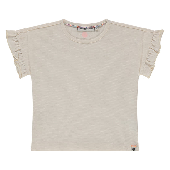 Stains & Stories Mädchen T-Shirt SSA26208628 – ivory