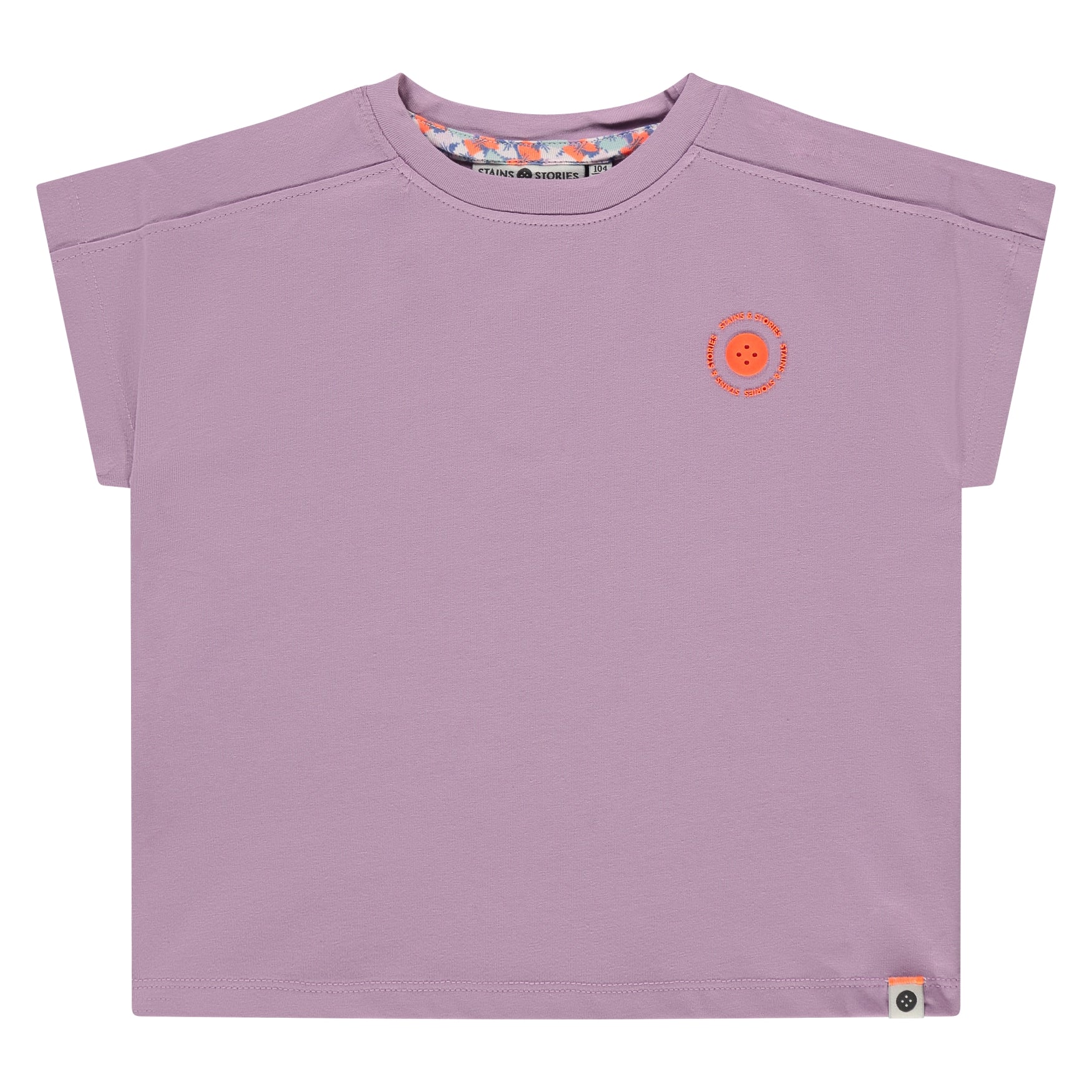 Stains & Stories Mädchen T-Shirt SSA26208632 – lilac