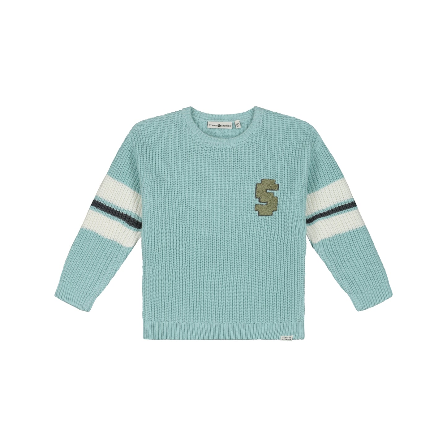 Stains & Stories Jungen Strickpullover  SSA26407352 – water
