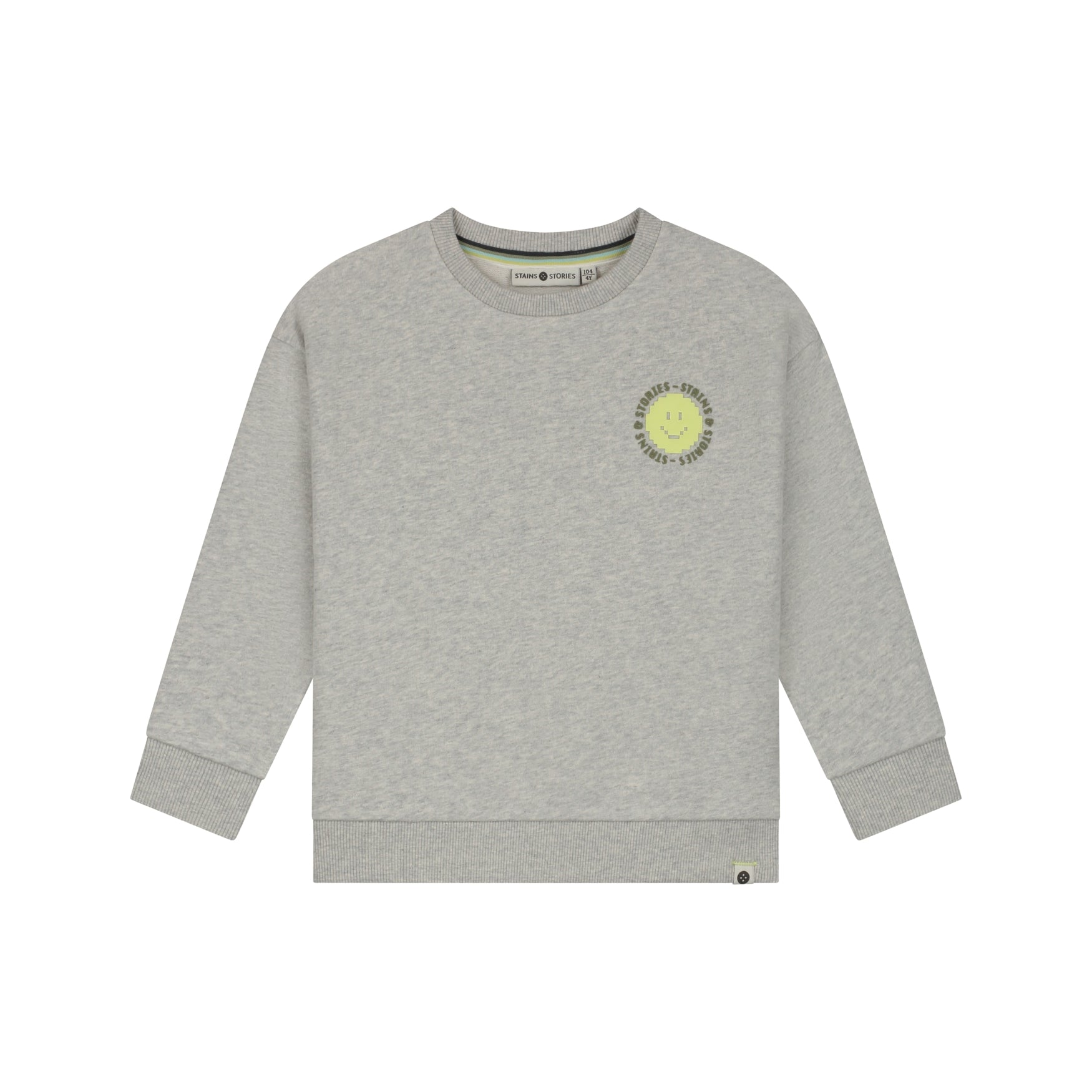 Stains & Stories Jungen Pullover SSA26407451 – light grey melee