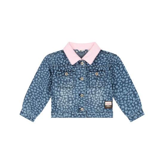 Stains & Stories Mädchen Jacke SSA26408150 – medium blue denim