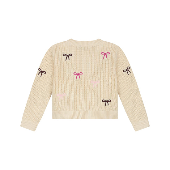 Stains & Stories Mädchen Strickjacke SSA26408350 – cream