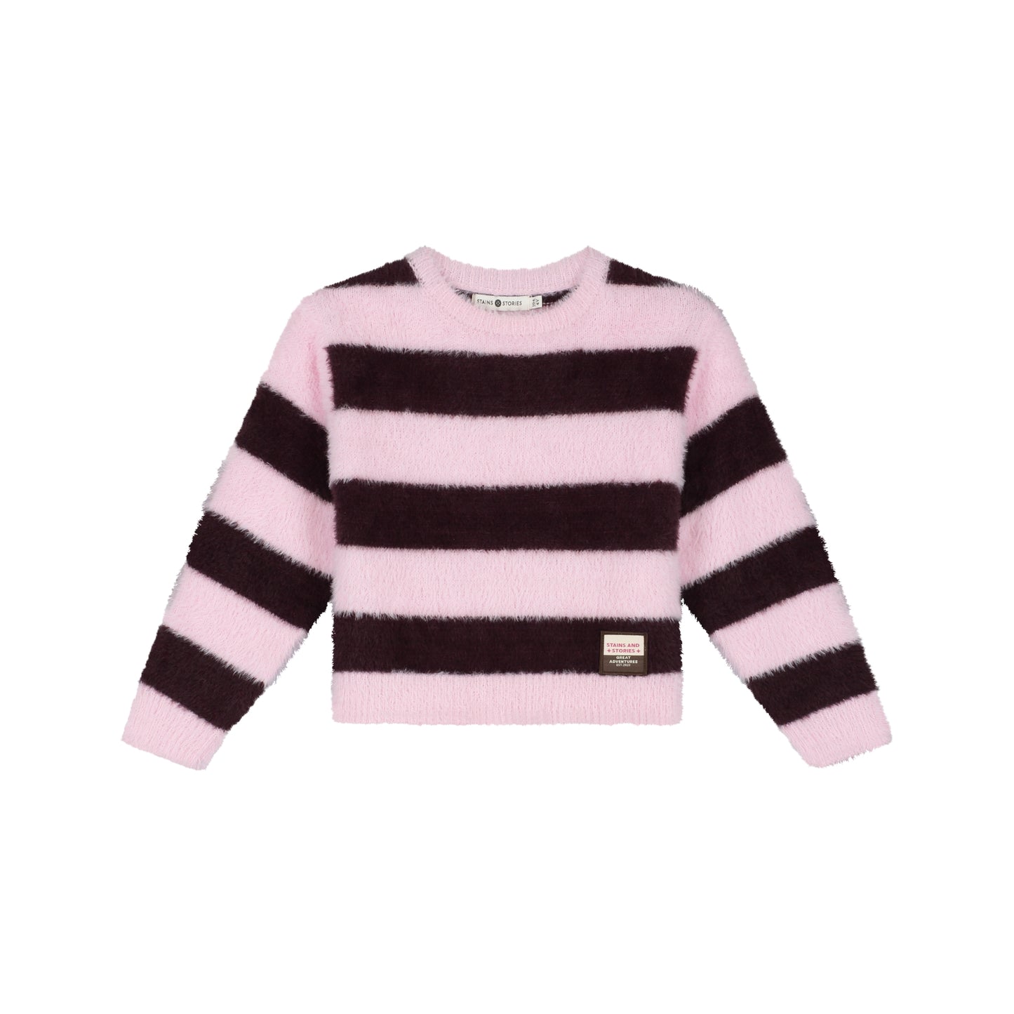 Stains & Stories Mädchen Strickpullover SSA26408352 – wine red