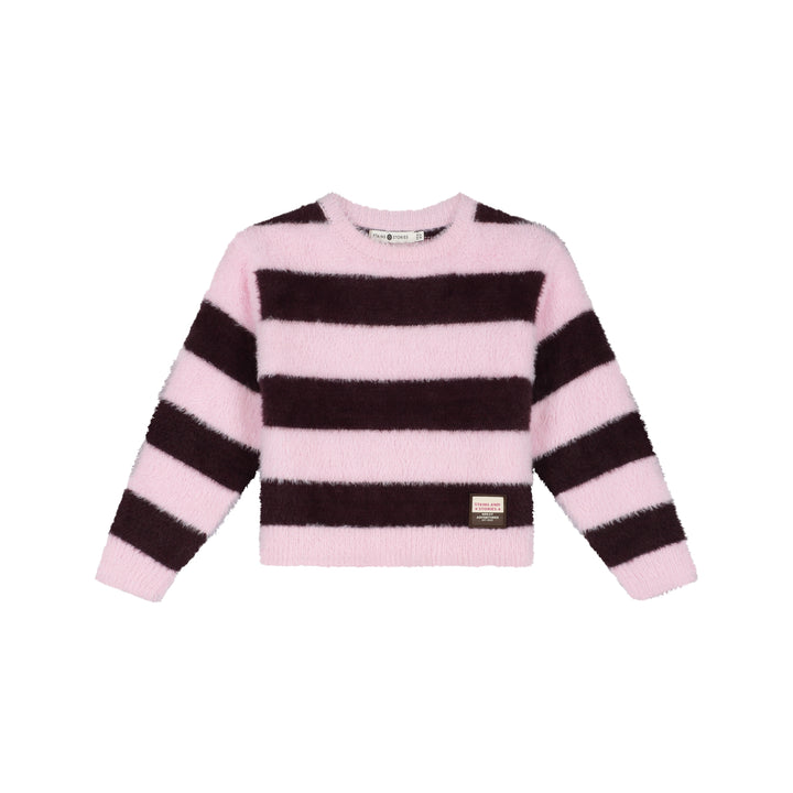 Stains & Stories Mädchen Strickpullover SSA26408352 – wine red