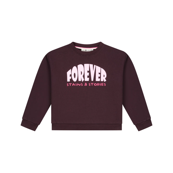 Stains & Stories Mädchen Pullover SSA26408456 – wine red