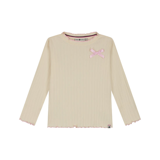 Stains & Stories Mädchen Langarmshirt SSA26408656 – cream
