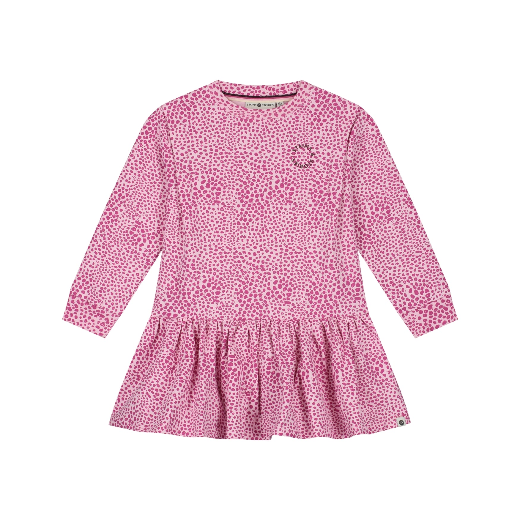 Stains & Stories Mädchen Kleid SSA26408750 – pink