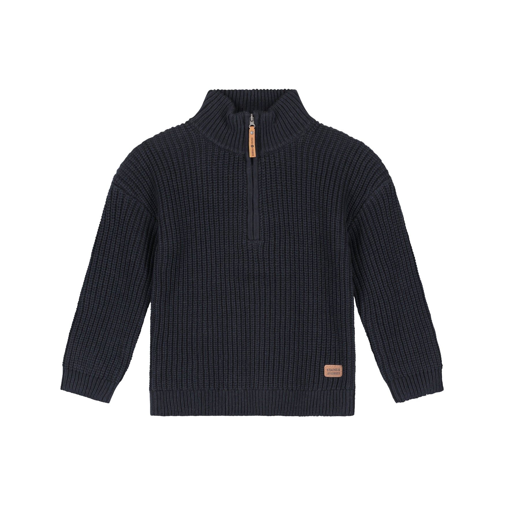 Stains & Stories Jungen Strickpullover SSA26507371 – navy