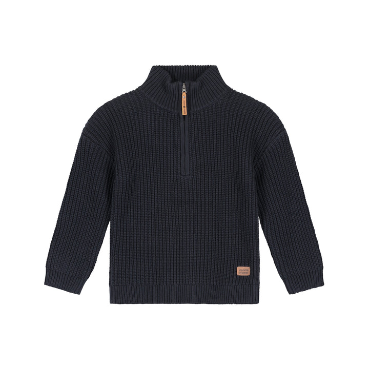 Stains & Stories Jungen Strickpullover SSA26507371 – navy