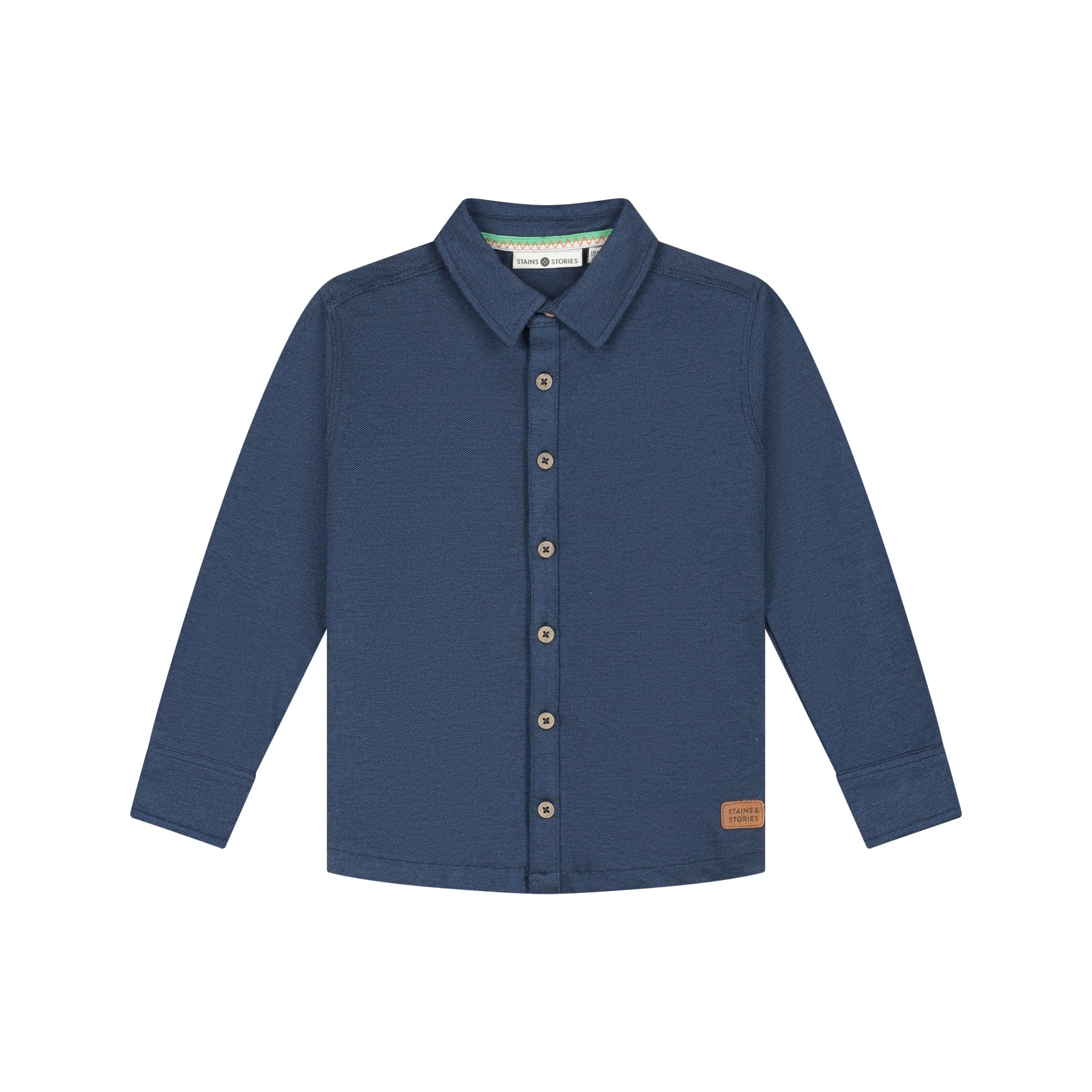 Stains & Stories Jungen Langarmshirt SSA26507571 – navy