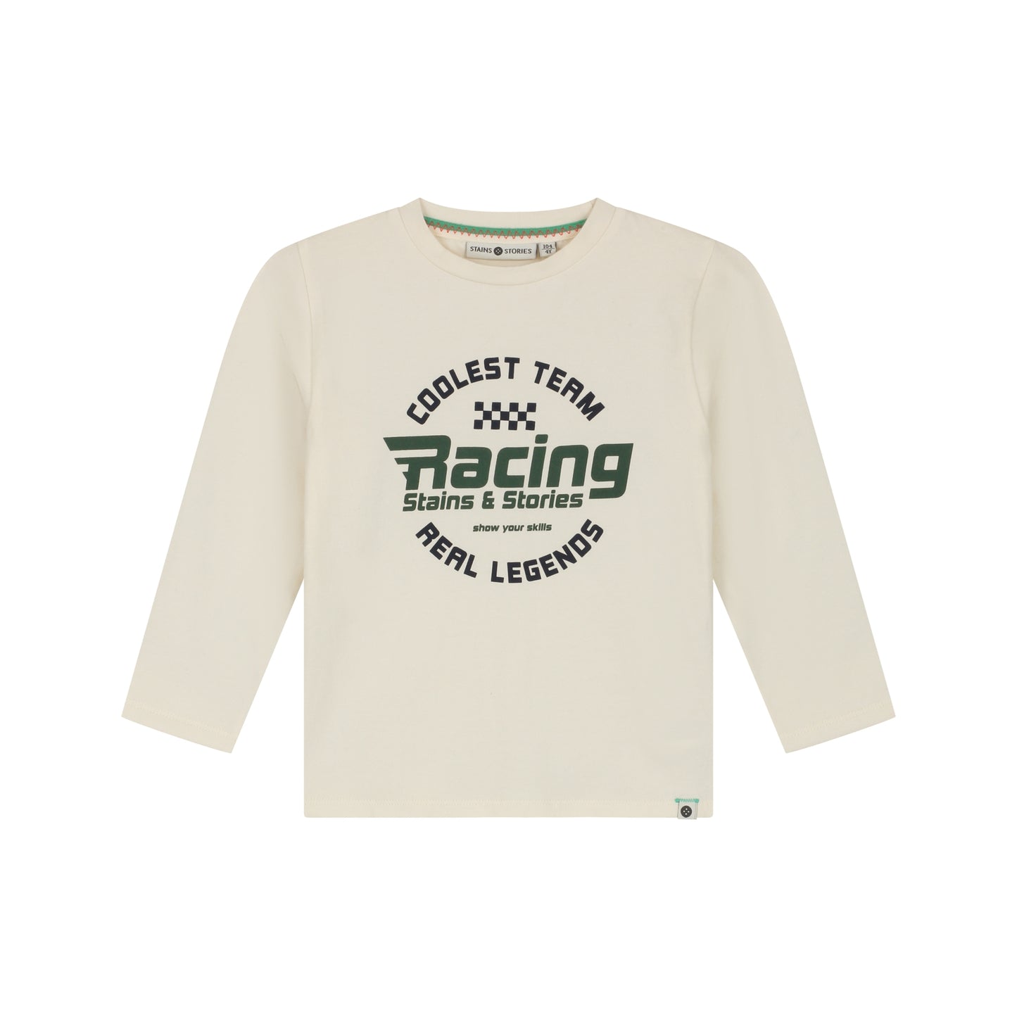Stains & Stories Jungen Langarmshirt SSA26507673 – bone