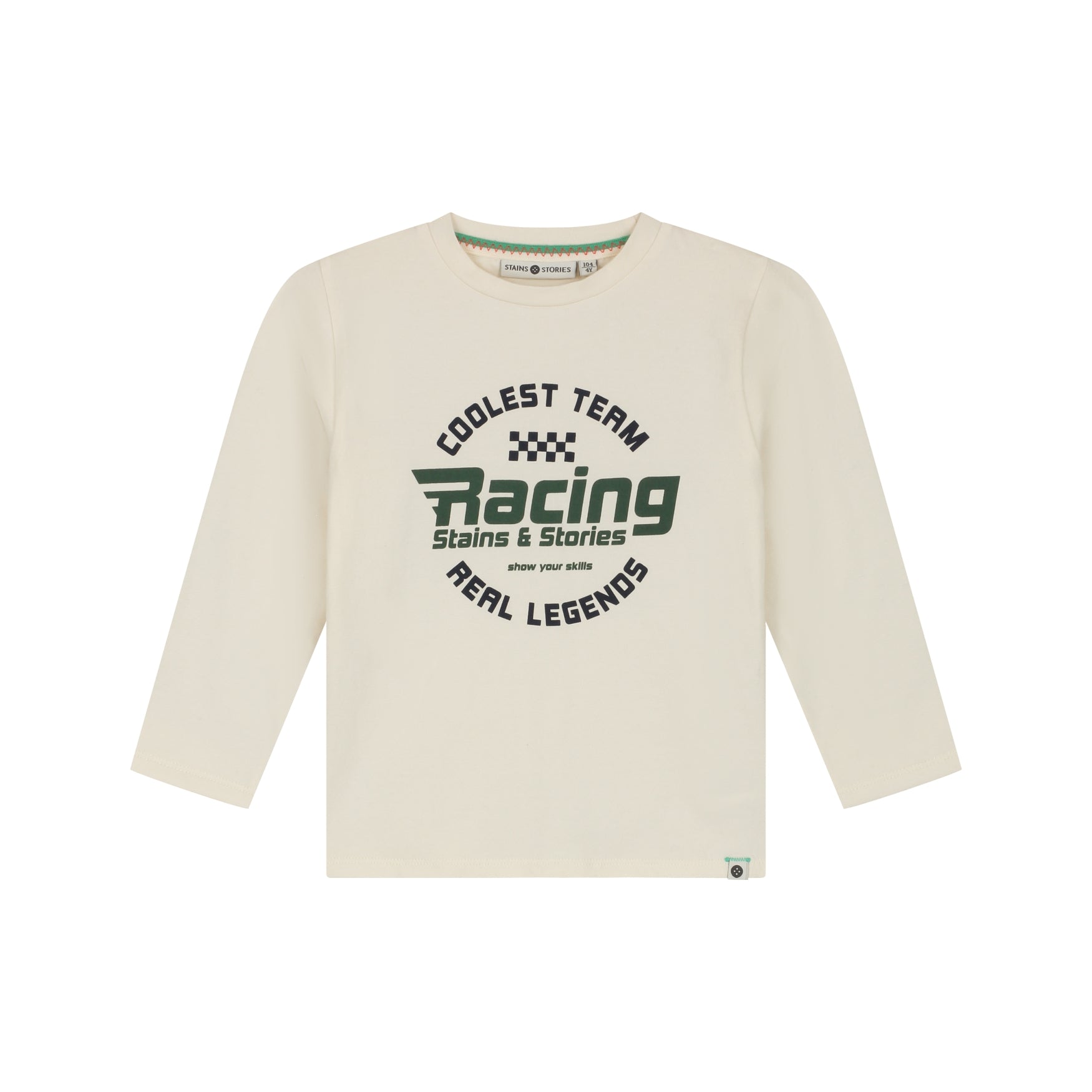 Stains & Stories Jungen Langarmshirt SSA26507673 – bone