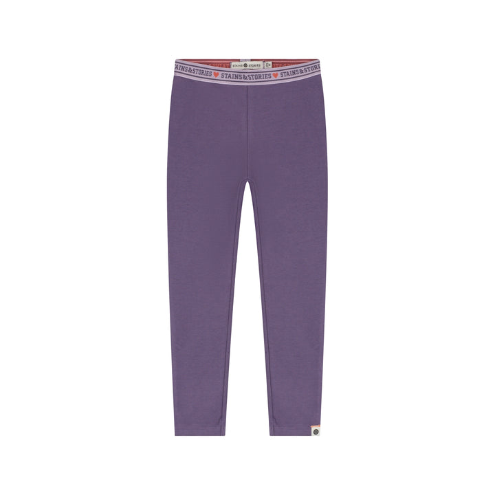 Stains & Stories Mädchen Hose SSA26508284 – grape