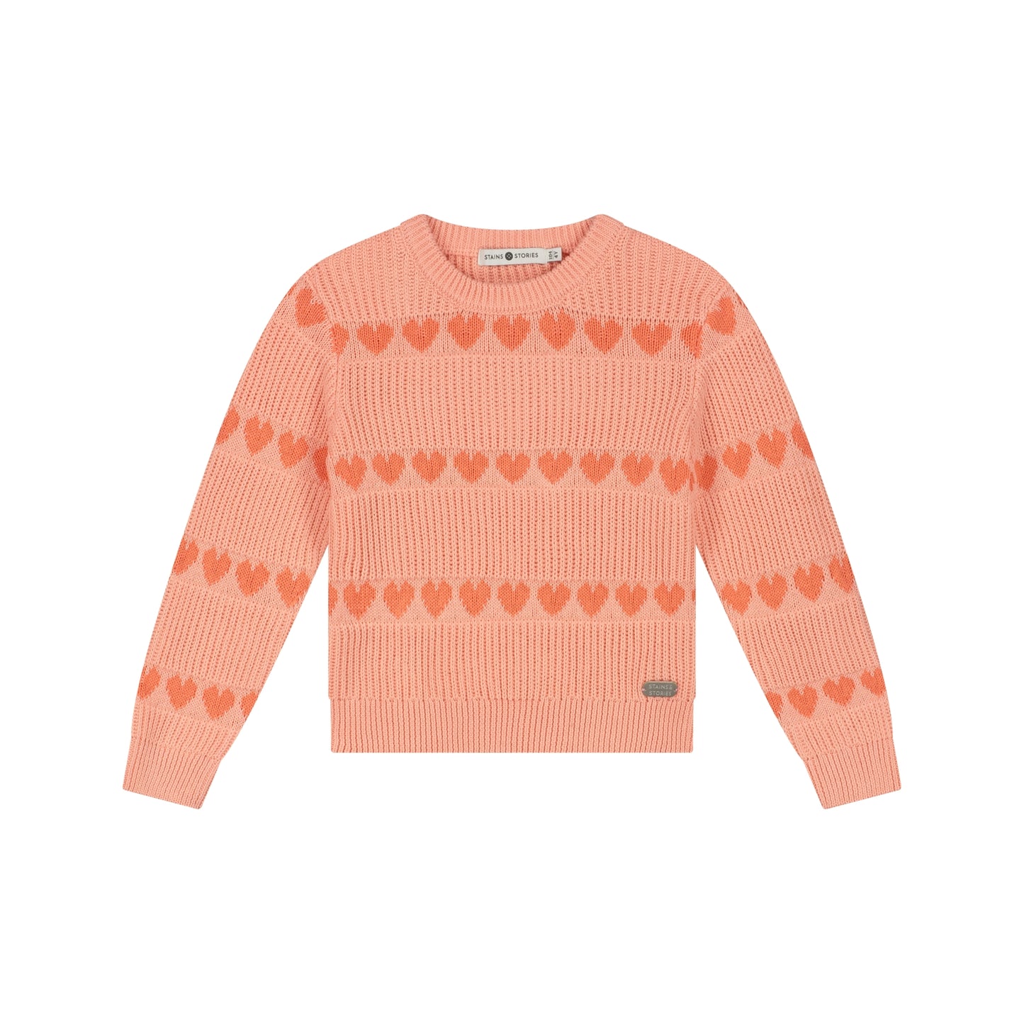 Stains & Stories Mädchen Strickjacke SSA26508374 – salmon