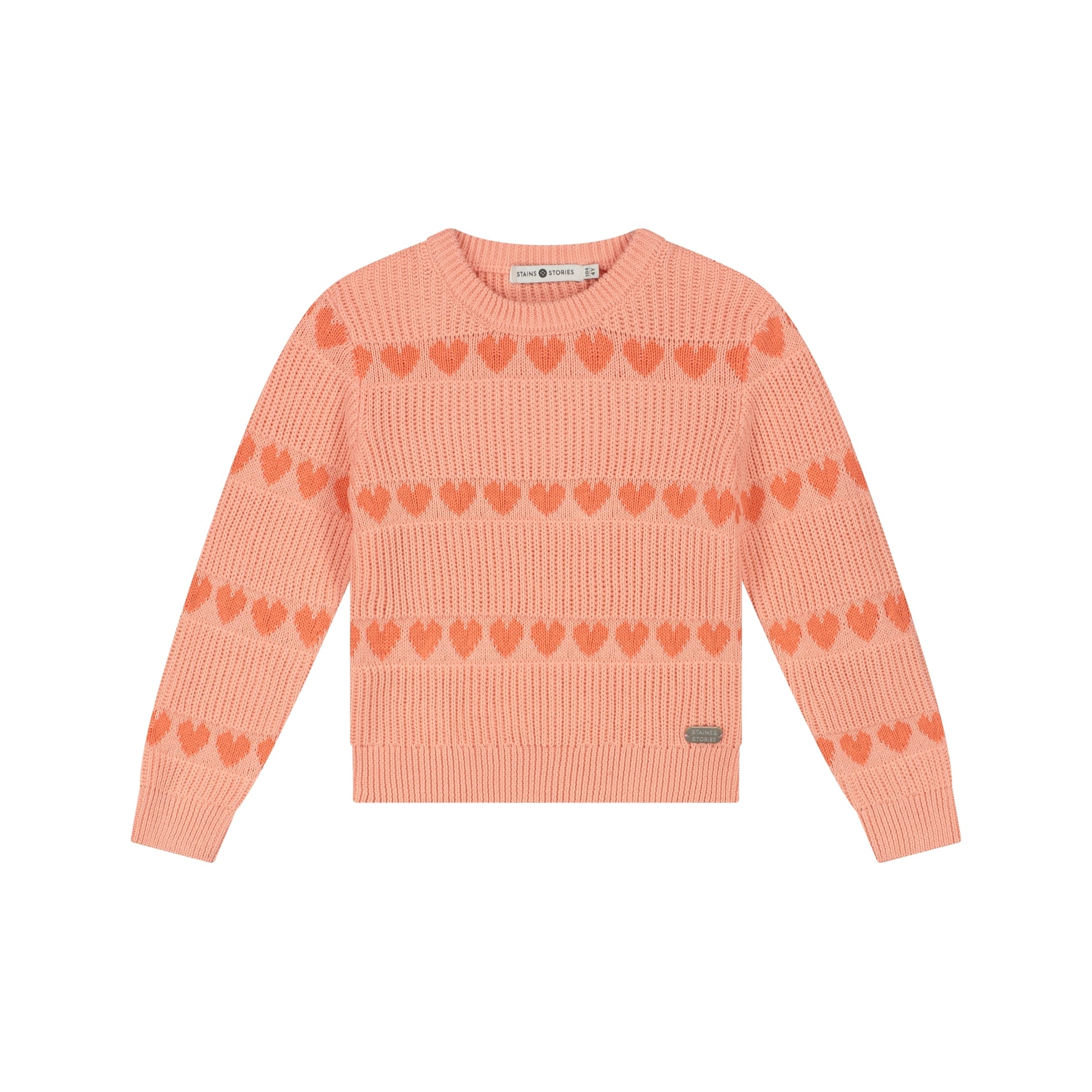 Stains & Stories Mädchen Strickjacke SSA26508374 – salmon