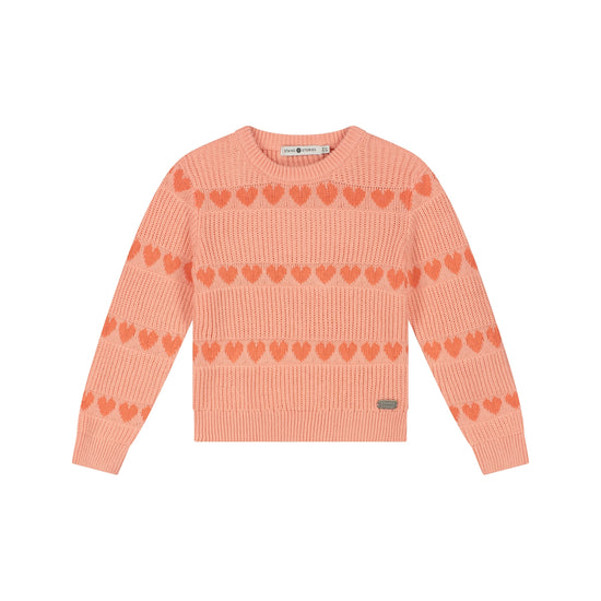 Stains & Stories Mädchen Strickjacke SSA26508374 – salmon
