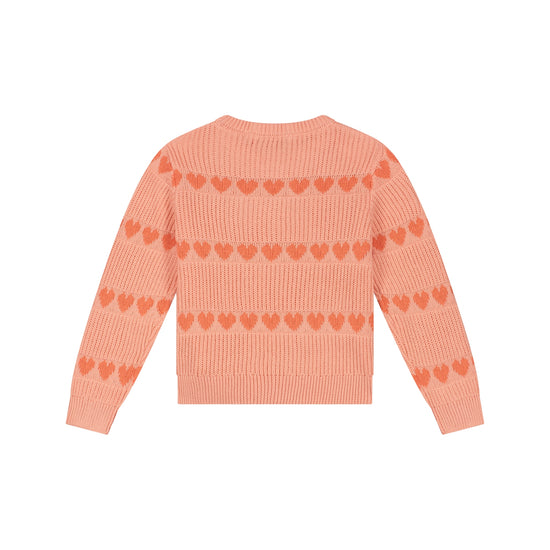 Stains & Stories Mädchen Strickjacke SSA26508374 – salmon