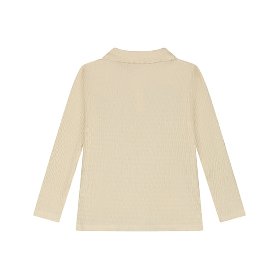 Stains & Stories Mädchen Langarmshirt SSA26508676 – cream