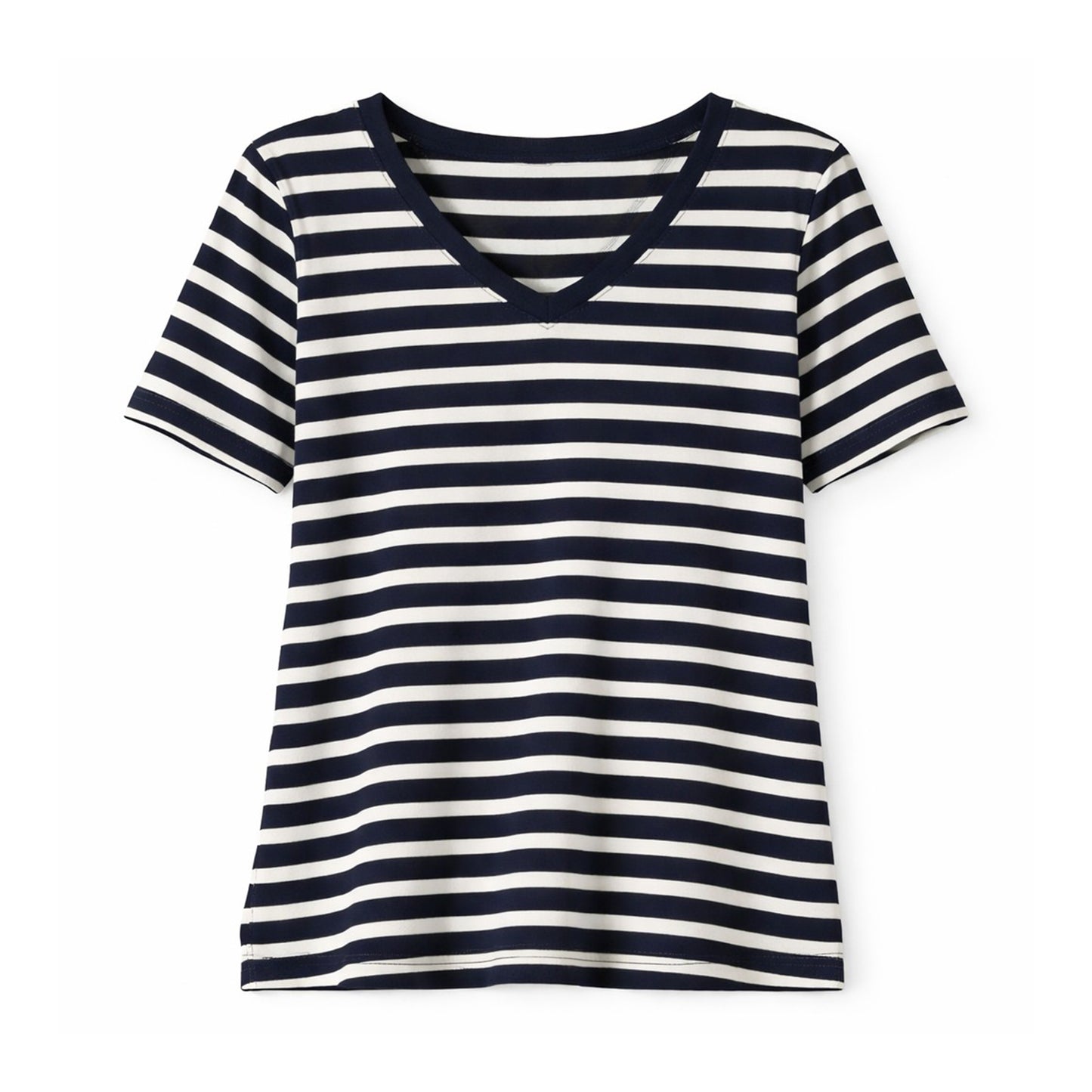 Ragwear Damen T-Shirt Salvie Stripes – navy