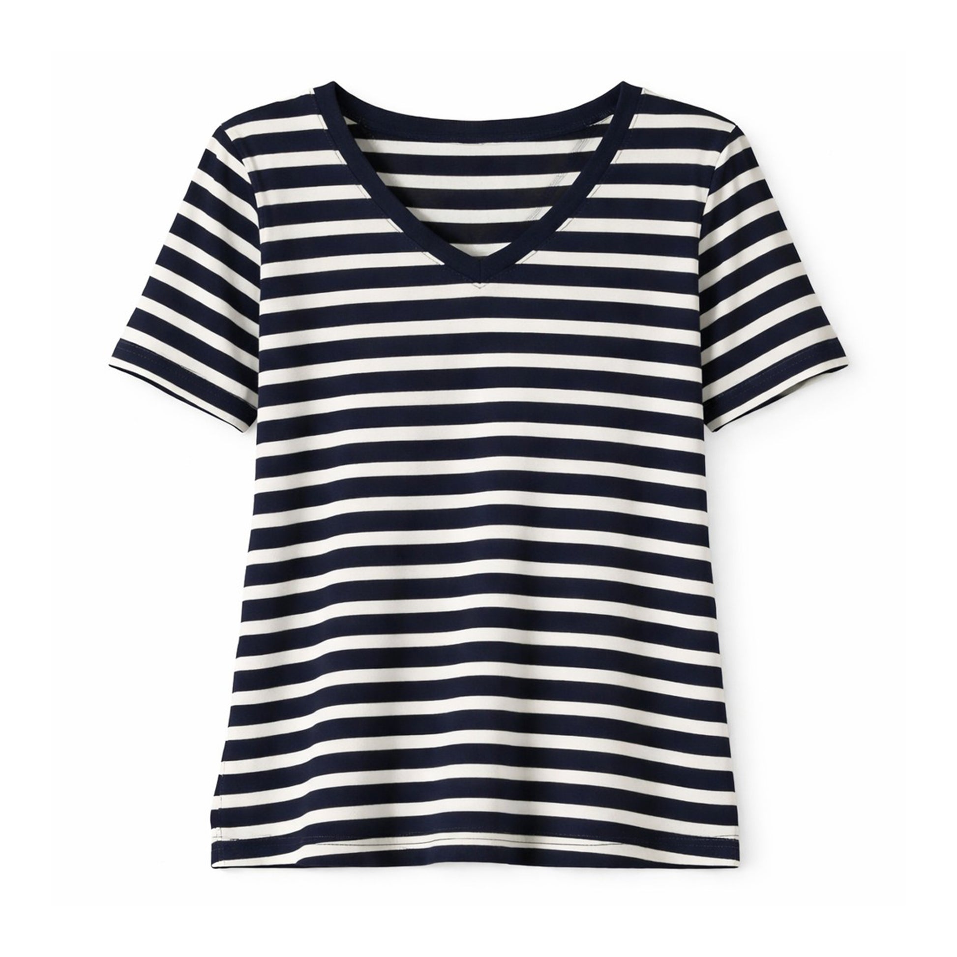 Ragwear Damen T-Shirt Salvie Stripes – navy