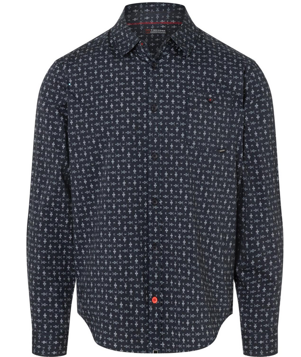 Timezone Herren Printed Classic Shirt