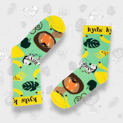 kyds Kinder Crew Socks - Safari