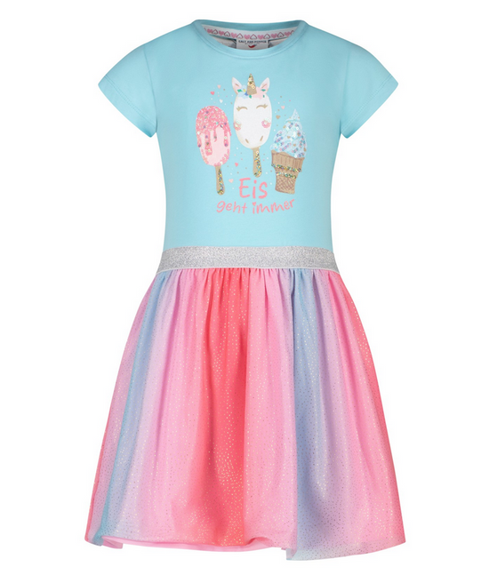 Salt And Pepper Mädchen Kleid 5632031877 – aqua blue
