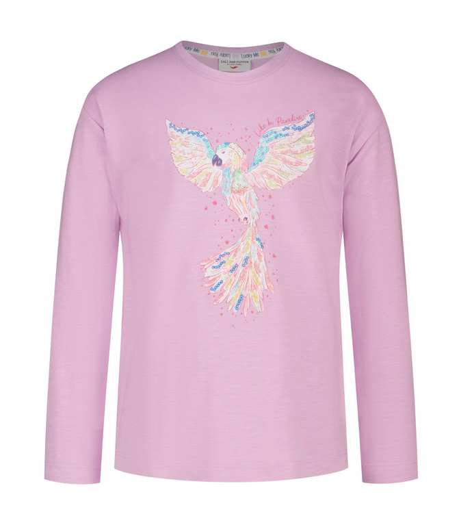 Salt And Pepper Mädchen Longsleeve 5632013851 – bright orchid